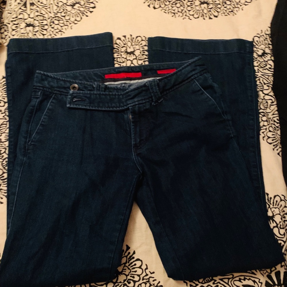 Banana Republic wide leg trouser jean